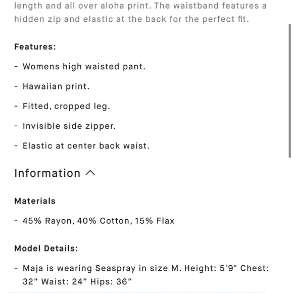 Billabong Luau pants - Picture 3 of 7